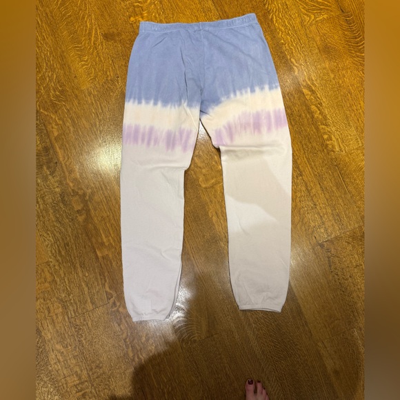 MONROW Terry Cloth Ombre Sweatpants - Size Small - Picture 5 of 6